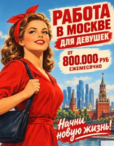 Мы платим девушкам от 800.000 руб ежемесячно